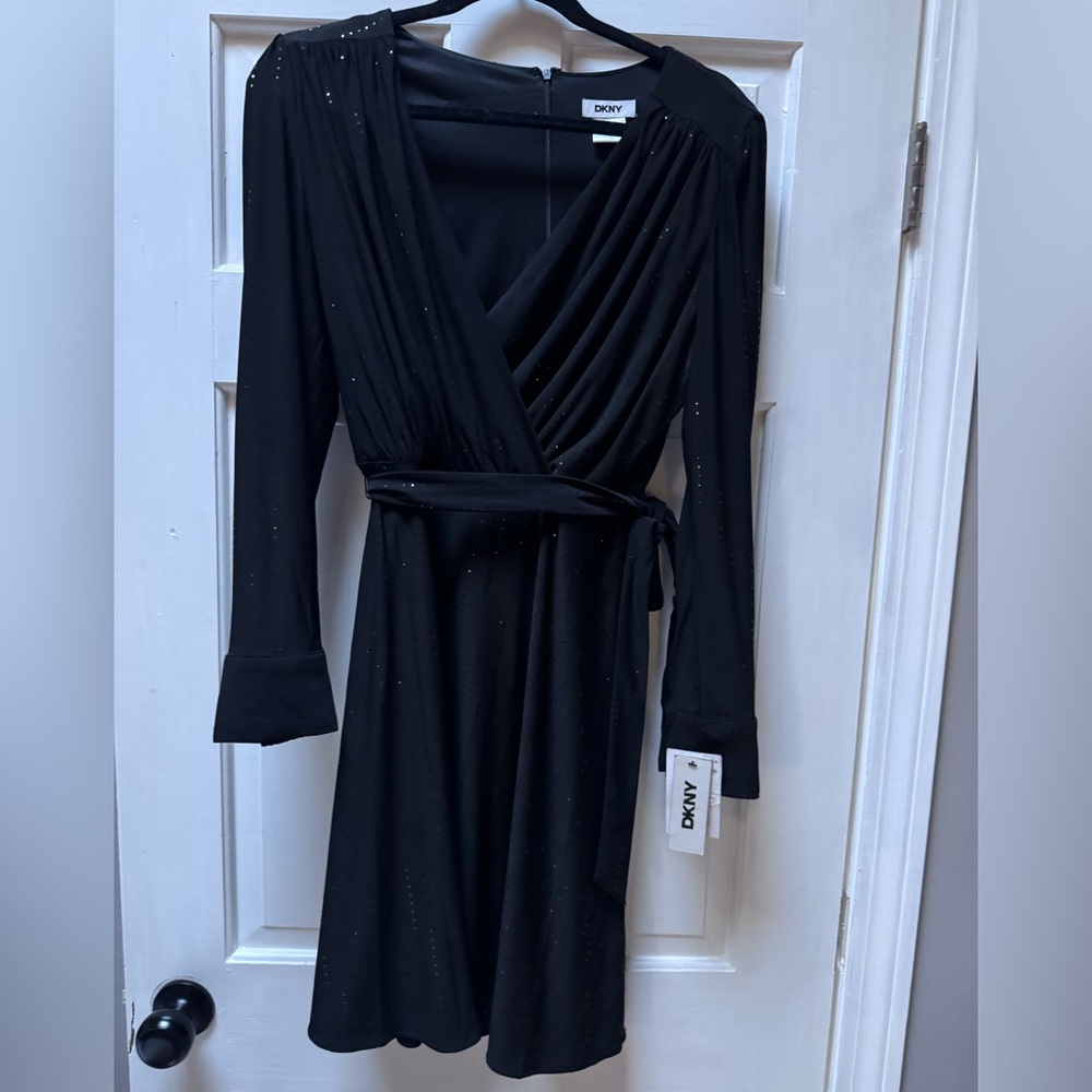DKNY Elegant Black Fabric